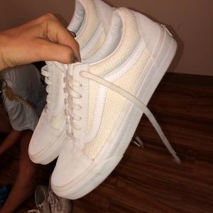 Off-White Suede Vans women’s size 7.5